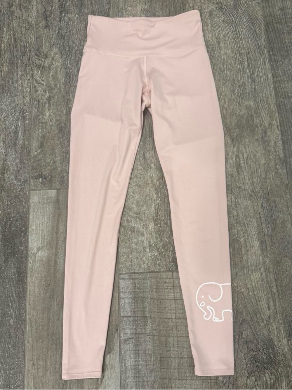 Ivory Ella Pink Leggings with Elephant Graphic XS